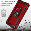 Picture of ULAK Compatible with iPod Touch 7 Case/iPod Touch 6 Case with 2 HD Screen Protectors, Hybrid Rugged Shockproof Cover with Built-in Kickstand for iPod Touch 7th/6th/5th Generation (Red)