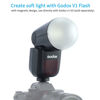 Picture of Godox AK-R11 Diffuser Dome for Godox V1 Round Head Flash for Godox AD100Pro / H200R