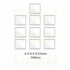 Picture of Gzikai 10pcs/1 Lot 6mm×6mm×0.55mm 940nm IR Infrared Narrow Bandpass Filter Optical Glass FWHM NBF940 for Camera Lense and Face Recognition