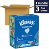 Picture of Kleenex Trusted Care Facial Tissues, 3 Flat Boxes, 160 Tissues per Box, 2-Ply (480 Total Tissues), Packaging May Vary