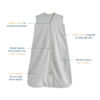 Picture of HALO Sleepsack, 100% Cotton Wearable Blanket, Swaddle Transition Sleeping Bag, TOG 0.5, Heather Grey, X-Large