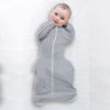 Picture of Love to Dream Swaddle UP Self-Soothing Sleep Sack 5-8.5 lbs, Dramatically Better Sleep, Snug Fit Calms Startle Reflex, 1.0 TOG, Gray, Newborn