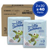 Picture of Huggies Little Swimmers Disposable Swim Diapers, Size 3 (16-26 lbs), 40 Ct