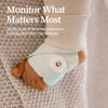 Picture of Owlet Dream Sock - Smart Baby Monitor with Heart Rate and Average Oxygen O2 as Sleep Quality Indicators, Dusty Rose