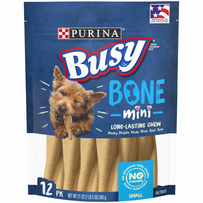 Picture of Busy Purina Busy Made in USA Facilities Small Breed Dog Bones, Mini - 12 ct. Pouch