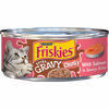 Picture of Purina Friskies Gravy Wet Cat Food, Extra Gravy Chunky With Salmon in Savory Gravy - (24) 5.5 oz. Cans