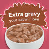 Picture of Purina Friskies Gravy Wet Cat Food, Extra Gravy Chunky With Salmon in Savory Gravy - (24) 5.5 oz. Cans