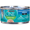 Picture of Purina ONE Natural, High Protein, Grain Free Wet Cat Food Pate, Ocean Whitefish Recipe - (24) 3 oz. Pull-Top Cans