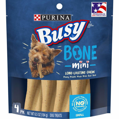 Picture of Busy Purina Busy Made in USA Facilities Small Breed Dog Bones; Mini - (8) 4 ct. Pouches