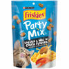 Picture of Friskies Purina Friskies Made in USA Facilities Cat Treats, Party Mix Lobster & Mac 'N' Cheese Flavors - (6) 6 Oz. Pouches