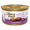 Picture of Purina Fancy Feast Pate Wet Cat Food Gourmet Naturals Beef Recipe With Added Vitamins, Minerals and Nutrients - (12) 3 oz. Cans