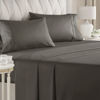 Picture of Full Size Sheet Set - Breathable & Cooling - Hotel Luxury Bed Sheets - Extra Soft - Deep Pockets - Easy Fit - 4 Piece Set - Wrinkle Free - Comfy - Dark Grey Bed Sheets - Full Sheets - Fitted Sheets