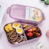 Picture of Bento Box,MISS BIG Lunch Box Kids,Ideal Leak Proof Lunch Box Containers, Mom’s Choice Kids Lunch Box, No BPAs and No Chemical Dyes Bento Box for Kids,Microwave and Dishwasher Safe Lunch Box (Purple M)