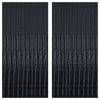 Picture of KatchOn, XtraLarge 6.4x8 Feet Black Fringe Backdrop - Pack of 2 | Black Tinsel Backdrop for Black Party Decorations | Black Foil Fringe Curtain for Halloween Decorations | Black Backdrop for Party