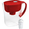 Picture of Brita Water Filter Pitcher for Tap and Drinking Water with 1 Standard Filter, Lasts 2 Months, 6-Cup Capacity, BPA Free, Red