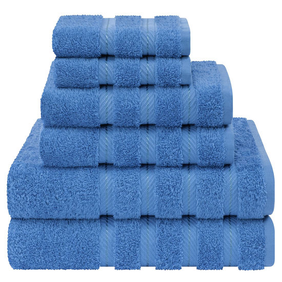 GetUSCart American Soft Linen Luxury 6 Piece Towel Set 2 Bath