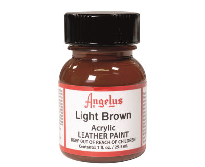 Picture of Angelus Acrylic Leather Paint Light Brown 1oz