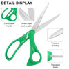 Picture of Scissors, BURVAGY 8" Multipurpose Heavy Duty Scissors, 12-Pack Ultra Sharp Scissors All Purpose Comfort-Grip Scissors for School Office Home Sewing Fabric Craft Supplies, Right/Left Handed