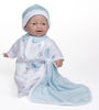 Picture of JC Toys La Baby Boutique 11 inch Small Soft Body Baby Doll Dressed in Blue for Children 12 Months and Older