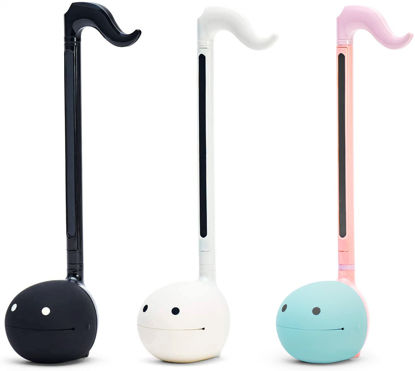 Picture of Otamatone Japanese Electronic Musical Instrument Portable Music Synthesizer from Japan by Maywa Denki Educational Fun Gift for Children, Teens & Adults - Black White Unicorn Set