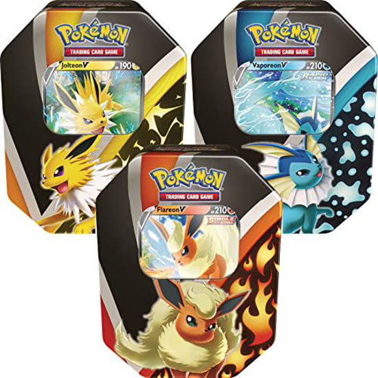  Pokemon Eevee Evolutions V Tin, Multi : Toys & Games