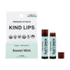 Picture of Kind Lips Lip Balm, Nourishing Soothing Lip Moisturizer for Dry Cracked Chapped Lips, Made in Usa With 100% Natural USDA Organic Ingredients, Sweet Mint Flavor, Pack of 2