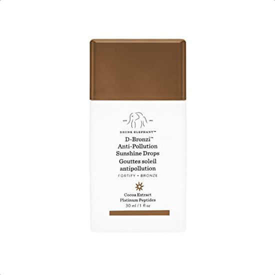 Picture of Drunk Elephant D-Bronzi Anti-Pollution Sunshine Serum Drops. Replenishing Face and Body Bronzing Serum for Fine Lines and Wrinkles (30 mL / 1 Fl Oz)