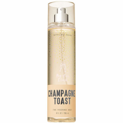 Picture of Bath and Body Works CHAMPAGNE TOAST Fine Fragrance Mist 8 Fluid Ounce (2018 Limited Edition) Packaging may vary