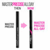 Picture of Maybelline Eyestudio Master Precise All Day Waterproof Liquid Eyeliner Makeup, Black, 2 Count