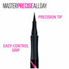 Picture of Maybelline Eyestudio Master Precise All Day Waterproof Liquid Eyeliner Makeup, Black, 2 Count