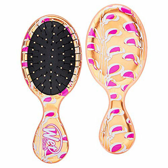 Picture of Wet Brush Osmosis Mini Detangler - Shimmering Seaweed - Detangling Travel Hair Brush - Ultra-Soft IntelliFlex Bristles Glide Through Tangles with Ease - Protects Against Split Ends and Pain-Free