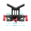 Picture of CAMVATE Lens Support 15mm Rod Clamp Rail Block for DSLR Rig Rod Support Rail System（RED - 1107