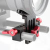 Picture of CAMVATE Lens Support 15mm Rod Clamp Rail Block for DSLR Rig Rod Support Rail System（RED - 1107