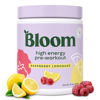 Picture of Bloom Nutrition Pre Workout Powder, Amino Energy with Beta Alanine, Ginseng & L Tyrosine, Natural Caffeine Powder from Green Tea Extract, Sugar Free & Keto Drink Mix (High Energy Raspberry Lemonade)