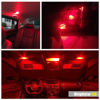 Picture of iBrightstar Newest 9-30V Extremely Bright 6411 6418 C5W Festoon LED Bulbs Error Free 1.5" 36mm for Interior Map Dome Lights and License Plate Courtesy Lights, Red