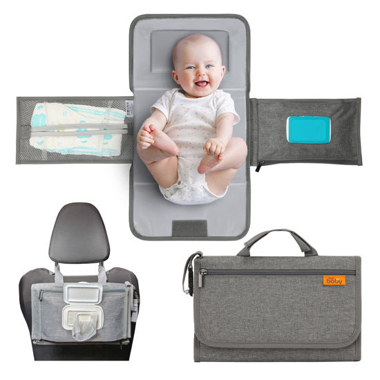 Baby portable changing clearance station