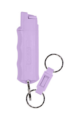 Picture of SABRE Pepper Spray with Quick Release Key Ring, 25 Bursts, 10 Foot (3 Meter) Range, Lavender