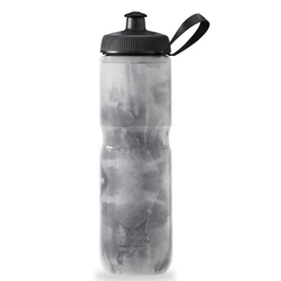 Picture of Polar Bottle Sport Insulated Water Bottle - BPA-Free, Sport & Bike Squeeze Bottle with Handle (Fly Dye - Monochrome, 20 oz)