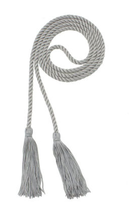 Picture of Graduation Honor Cord - Gray - Every School Color Available - Made in USA - by Tassel Depot