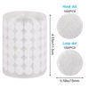 Picture of WXBOOM Self Adhesive Dots 2000pcs (1000 Pairs) 0.59" Diameter White Hook & Loop Dots Waterproof Sticky Back Coins Nylon Coins for School Classroom Office Home 15mm