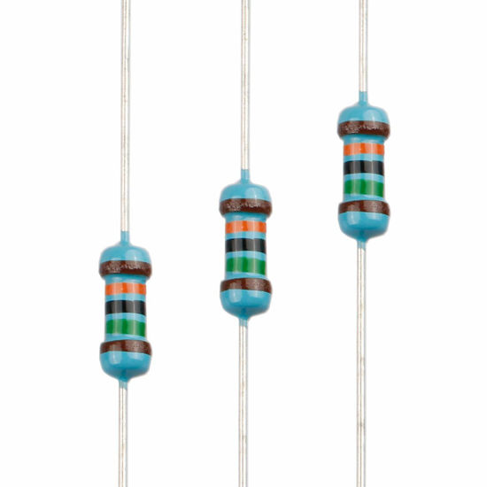 Picture of EDGELEC 100pcs 150K ohm Resistor 1/4w (0.25 Watt) ±1% Tolerance Metal Film Fixed Resistor, Multiple Values of Resistance Optional