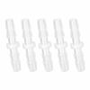 Picture of Quickun Plastic Hose Barb Fitting, 1/8" x 1/8" Barbed Splicer Mender Joint Adapter Union Fitting (Pack of 5)