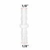 Picture of Quickun Plastic Hose Barb Fitting, 1/8" x 1/8" Barbed Splicer Mender Joint Adapter Union Fitting (Pack of 5)