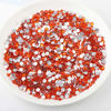 Picture of beadsland 1440 Piece Flat Back Crystal Rhinestones Round Gems,1.3mm-6.5mm, Orange(SS16(3.8-4.0mm))