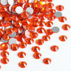 Picture of beadsland Flat Back Crystal Rhinestones Round Gems, Orange (1.3-1.4mm) SS3/1440pcs