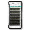 Picture of VAVALASH Ombre Colored Lash Extension 0.07 Thickness DD Curl Black Gradient Green Individual Premium Eyelash Extensions Volume Lash Extension (Black Gradient Green 0.07 DD, 8-15mm)