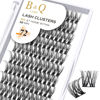 Picture of Lash Clusters D Curl 10mm DIY Lash Extensions 72 Clusters Lashes C D Curl B&Q LASH Wispy Volume Lashes Eyelash Clusters Extensions Individual Lashes Cluster DIY at Home (B46,D-10mm)