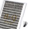 Picture of Lash Clusters 50D-0.07D-16mm B&Q LASH Individual Lashes 280 Clusters False Eyelash 30D 40D 50D Lash Clusters Extensions Individual Lashes Cluster DIY Eyelash Extensions at Home (50D-0.07D,16mm)