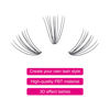 Picture of Individual Lashes 10D 20D 30D 40D Lash Clusters Extensions Wispy Cluster Lashes Natural Look Eyelash Clusters Individual Lash Extension Supplies (10D-0.10D, 13mm)