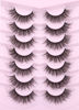 Picture of Fairy Strip Lashes That Look Like Extensions False Eyelashes Natural 8D Volume Cat Eye Bratz Lashes Long Wispy Fake Eyelashes Pack